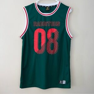 South Sydney Rabbitohs Jersey Sleeveless Rugby Shirt Green Mens Size Large